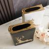 Ceramic Book Vase Retro Book Shaped Flower Vase Cute Bookstack Shaped Decorative Ceramic Planter Aesthetic Rectangular Vases for Flowers Unique Home Decor Ideal Gifts for Book Lovers (A, Black) view 4