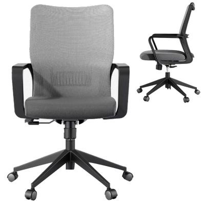 Ergonomic Office Chair Home Office Desk Chair Computer Chair with Lumbar Support, Executive Height Adjustable Rolling Swivel Task Chair