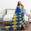 Bandera De Arecibo, Puerto Rico Throw Blanket 60"x50" Soft Cozy Lightweight Blanket Fuzzy Blanket for Couch Bed Sofa view 3