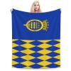 Bandera De Arecibo, Puerto Rico Throw Blanket 60"x50" Soft Cozy Lightweight Blanket Fuzzy Blanket for Couch Bed Sofa view 4