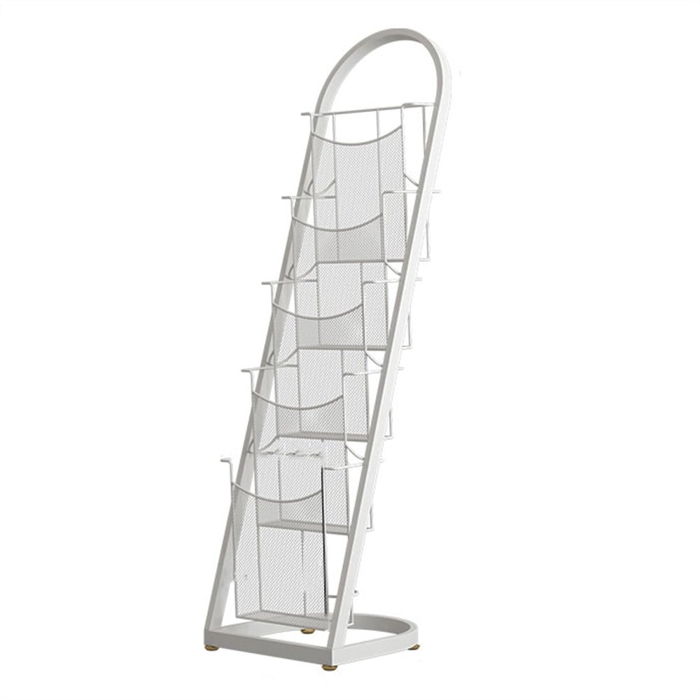 XUAJTIUO Newspaper Racks Magazine Rack Iron Newspaper Racks Floor-Mounted Magazine Racks Newspaper Racks Metal Data Racks Brochure Racks Display Racks Books Booklet