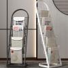 XUAJTIUO Newspaper Racks Magazine Rack Iron Newspaper Racks Floor-Mounted Magazine Racks Newspaper Racks Metal Data Racks Brochure Racks Display Racks Books Booklet view 3