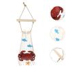 SUPVOX Nautical Crab Wall Art Pendant Ocean-themed Decorative Hanging Decor for Bathroom Living Room Garden Small and Home Decoration view 4