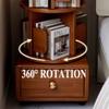 Rotating Bookshelf Tower, Tree Bookshelf with Small Footprint for Adults Modern Special Bookshelf Tower, Visible Display Shelf for Bedroom Office and Living Room (Size : 1 Tier) view 3
