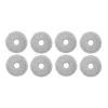 Compatible For P10/QRevo Sweeping Robot Vacuum Cleaner Cleaning Cloth Mop Pad Rag Wipe Tool Replacement Accessories 8pcs Fine Fibermaterial Mop Pads Cleaning Cloths Vacuum Cleaner Parts Mop Pad Floor view 1