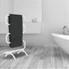 SDdPulse Heated Towel s Towel Warmer, Heated Towel Rack and Airer, Wall Mount & Free Standing Towel Heater for Bathroom, 100W Electric 5Bar Electric Towel Rack,Black view 2