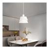 DXYC Flush Mount Ceiling Lighting Fixtures Minimalist Iron Art Hanging Lamp French Creative Chandelier for Study Room Cloakroom Restaurant Decoration Pendant Light(Natural) view 3