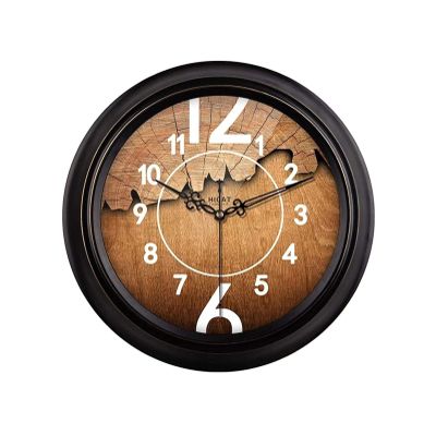 Fashion Wall Clock Creative Wall Clock Clock Digital Iron Round Industrial Retro Style Living Room Wall Hanging Decoration (40cm(16in))