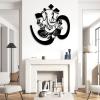 Cadeali Ganesha Metal Wall Decor, Ganapati Elephant Modern Metal Wall Art, Om Decor, Lord Ganesha Sign, Living Room, Bedroom, Yoga Room Art (38"x 39"| 97x100cm, Gold) view 2