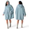 Bedsure Wearable Blanket Hoodie Gifts for Women, Warm Cozy Giant Hoodie Blanket Oversized Sweatshirt Present for Wife Mom Adult Women Men, Light Green view 1