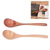 aqxreight Wooden Soup Spoon Japanese Large Handle Spoon for Rice Kitchen 2pcs, #811, aqxreighte6av592zq4 view 2