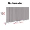 JCWGLY Room Dividers Folding Privacy Screen Paper Wall Panel Room Divider, Freestanding Partition Screen for Home Living Room Bedroom Office, Portable Movable(Gray-,2~3mx2m) view 3