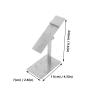 ULTECHNOVO Silver Shoe Display Stand, Stainless Steel Shoe Display Risers Stand Countertop Adjustable Retail Supplies view 3