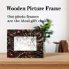 Mintoprints Vintage Ladybirds 4x6 Picture Frame, Red Ladybugs Wood Photo Frame for Table Top Display and Wall Mounting 4x6 Vertical Picture Frame view 3