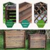 air Conditioner Fence for Outside Units Solid Wood Air Conditioner Fence Screen, Outdoor Air Conditioner Cover, Courtyard Flower Stand Display, Shutter Design/Shelf Plant Storage (Size : 120X57X100C view 4