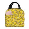 YOZIRIBO Kids Lunch Box Lunch Bag for Girls Boys Women, Reusable Insulated Lunch Tote Bag for School, Leakproof Thermal Cooler Sack Food Handbags for Work Picnic Camping Travel (Yellow Duck) view 2