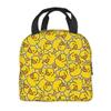 YOZIRIBO Kids Lunch Box Lunch Bag for Girls Boys Women, Reusable Insulated Lunch Tote Bag for School, Leakproof Thermal Cooler Sack Food Handbags for Work Picnic Camping Travel (Yellow Duck) view 3