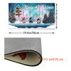 UGTEWXU Merry Christmas Coffee Mats - 12x19 Inch Coffee Bar Mats, Absorbent, Hide Stain, Rubber Backed Dish Drying Mats for Kitchen Counter view 2