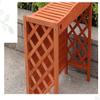 air Conditioner Fence for Outside Units Wooden Air Conditioner Cover Flower Stand Outdoor Air Conditioner Fence Solid Wood Trash Can ScreensAC Covers for Outside Units view 3