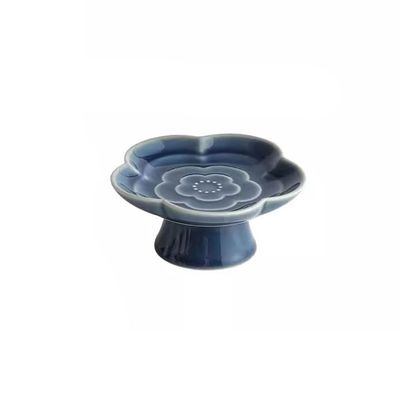 FEELIN Fruit Bowl Snack Containers Tall Tea Tray, Zen Style, New Chinese Ceramic Dish, Melon Seeds, Dried Fruit Plate, Japanese Dessert, Pastry, Small Fruit Plate Breakfast Bowls (Color : C)