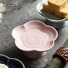 FEELIN Fruit Bowl Snack Containers Tall Tea Tray, Zen Style, New Chinese Ceramic Dish, Melon Seeds, Dried Fruit Plate, Japanese Dessert, Pastry, Small Fruit Plate Breakfast Bowls (Color : C) view 4