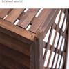 CFDZCP air Conditioner Fence for Outside Units Heavy Duty Wooden Air Conditioner Cover Outdoor Decorative Privacy Fence Screen, Flower Shelf, Protective Grilles for AC and Heat Pumps view 3