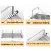 Balcony Radiator Clothes Dryer,Folding Retractable Collapsible Drying Rack Clothing, Wall Mounted Clothes Rack,Stainless Steel Laundry Drying Rack, For Shoes, Socks, Towels, Potted Plants ( Color : Si view 4