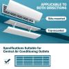 Air Conditioner Deflector for Wall Units, Removable Air Conditioner Deflector, Adjustable Air Conditioner Deflector, Heater Vent Covers for Vents, Home, AC view 3