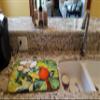 Caroline's Treasures Cardinal with Magnolia Dish Drying Mat Absorbent Dish Drying Mat Pad for Kitchen Counter Dish Drainer Mat for Countertop, 14 x 21", Multicolor view 2