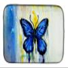 Caroline's Treasures Flutter Butterfly Dish Drying Mat Absorbent Dish Drying Mat Pad for Kitchen Counter Dish Drainer Mat for Countertop, 14 x 21", Multicolor view 1