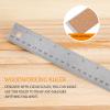 45cm Stainless Steel Cork Back Ruler for School Woodworking view 3