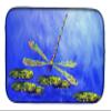 Caroline's Treasures Blue Dragonfly Dish Drying Mat Absorbent Dish Drying Mat Pad for Kitchen Counter Dish Drainer Mat for Countertop, 14 x 21", Multicolor view 1