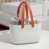 Tyenaza Shower Caddy Basket, Portable Plastic Large Capacity Shower Caddy Tote Organizer Basket Bin with Handles for Bathroom Kitchen Dorm Room Bedroom view 3
