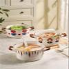 Large Soup Bowls with Handles Microwave Safe, Ceramic Soup Bowls, 60.8 Ounce for Soup, Cereal, Stew, French Onion Soup Bowls (Color : B) view 3