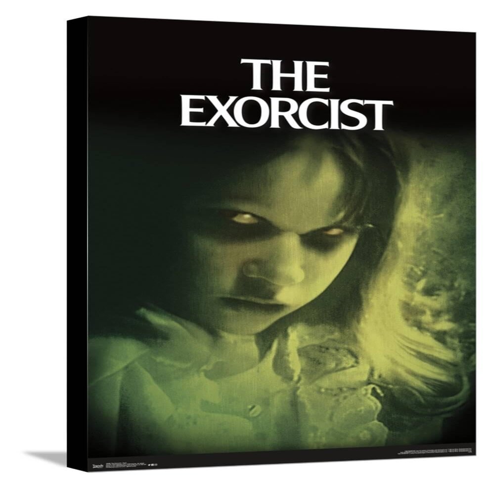 Trends International The Exorcist - Eyes Canvas Wall Poster, 14.72" x 22.37", Stretched Canvas