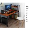 CHICKEN Computer Desk Creative Study Table with Storage Bookshelf, Fashionable Laptop Table, Home Simple Modern Office Study Desk Standing Desk view 2