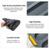 ABPETE Bread Loaf Pan for Baking: Silicone Loaf Pan Nonstick Easy Unmold and Clean,Bread Pans for Baking Baguettes Hot Dogs Sandwiches,Oven Safe,-40 to 230 (Gray+Green, 3 Grids) view 4