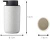 Art Soap Dispenser for Bathroom Kitchen Hotel, Ceramic Soap Dispenser, Refillable Bath Hand Matte Lotion Bottle Bathroom Dispenser for Kitchen Countertop Shower Bathroom Accessories ( Color : Blue ) view 2