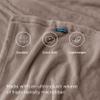 Bedsure GentleSoft Fleece Throw XL Blanket Mocha Brown - 300GSM Soft Lightweight Plush Cozy Blankets for Bed, Sofa, Couch, Travel, Camping, 50x70 inches view 4