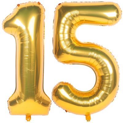 40 Inch gold Number Balloons Helium Foil Mylar Balloon Birthday Party banquet Decoration 15