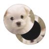 ZLYYXY Cute Maltese Puppy Bar Stool Cover Round Seat Cushion Pattern Round Stool Cover with Elastic Washable Stool Cover view 2