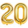 40 Inch gold Number Balloons Helium Foil Mylar Balloon Birthday Party banquet Decoration 20 view 1