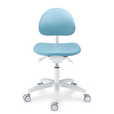 ORILAO Skin Feel Leather Cushion Microscope Doctor's Chair Adjustable Seat,Height and Backrest Angle Lifting Chair