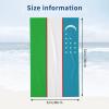 WURTON Flag of The Republic of Uzbekistan Print Personalized Beach Towel Pool Towels for Summer Vacation, Beach Essentials Gifts view 4