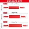 Silicone Rolling Pins for Baking:Non-Stick Dough Roller,Kitchen Baking Rolling Pin for Pasta,Pizza,Bread,Dishwasher Safe Kitchen Accessories (Pink, Small) view 3