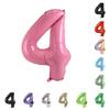 40 Inch Large Foil Helium Number Balloon Birthday Wedding Party 0-9 (Baby Pink, 4) view 1