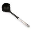 ARCOS Professional kitchen Ladle. Stainless Steel Handle and Body. Heat Resistant up to 240C. Dishwasher Safe. Black Color view 1