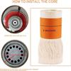 EDCWDTYYEC Oil Lamp Lantern Wick for Kerosene Stove Glass Fiber Cotton Braided Candle Replacement Wick for Oil Lamps Petroleum Heater Wicks Indoor Use Outdoor Camping Accessories Tabletop Decor Lamp ( view 4