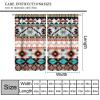 AAVEUP Aztec Curtains, Vintage Striped Arrow Totem Primitive Tribal Navajo Aboriginal Abstract Geometry Blackout Window Treatments, Thermally Insulated Drapes for Living Room Bedroom Kitchen 52x84in view 2
