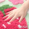 Anybar Green Bathroom Rugs Cute Strawberry Flower Bath Mat Bathroom Accessories, Funny Colorful Non Slip Floor Bath Rug Machine Washable Bathmat Soft Microfiber Carpet for Shower, Bathtub (18x25 inch) view 4